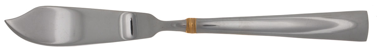 Perspective Gold (Stainless) Flat Handle Master Butter Knife by Reed & Barton-1