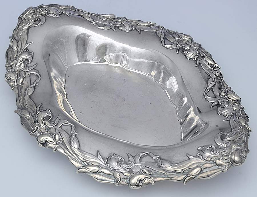 126-1 (Sterling, Hollowware) Oval Sterling Centerpiece by Reed & Barton-1