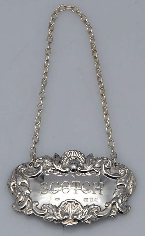 Sterling Hollowware Decanter Label by Richards & Knight-1