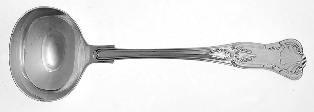 Kings (Sterling) Solid Gravy Ladle by Roberts & Belk-1