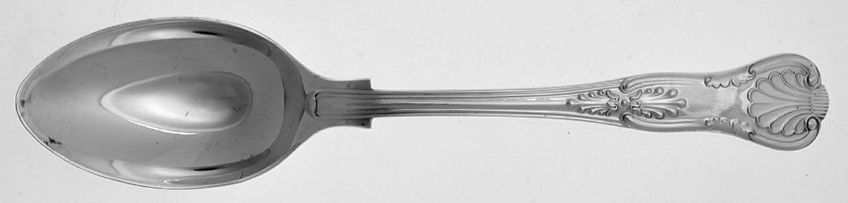 Kings (Sterling) Dessert/Oval Soup Spoon by Roberts & Belk-1