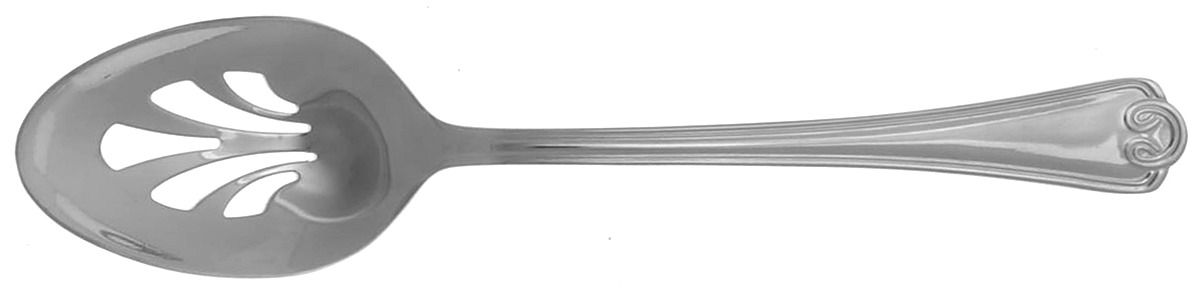 Sophia (Stainless) Pierced Tablespoon (Serving Spoon) by Reed & Barton-1