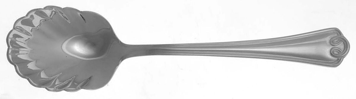 Sophia (Stainless) Sugar Shell Spoon by Reed & Barton-1