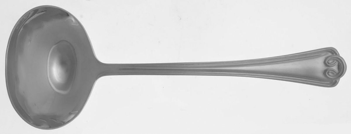 Sophia (Stainless) Solid Gravy Ladle by Reed & Barton-1