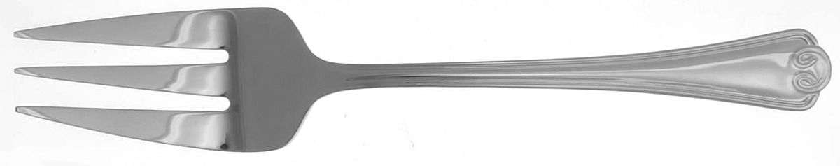 Sophia (Stainless) Medium Solid Cold Meat Serving Fork by Reed & Barton-1