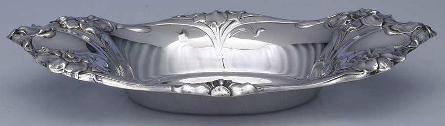 X504 (Sterling, Hollowware) Sterling Bon Bon Bowl by Reed & Barton-1
