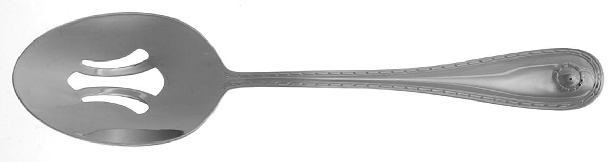 Montecito (Stainless) Pierced Tablespoon (Serving Spoon) by Reed & Barton-1