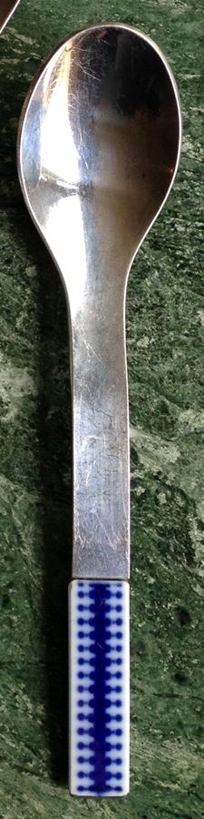 Duo Ornamnet (Stainless) Five O'Clock Teaspoon by Rosenthal-1
