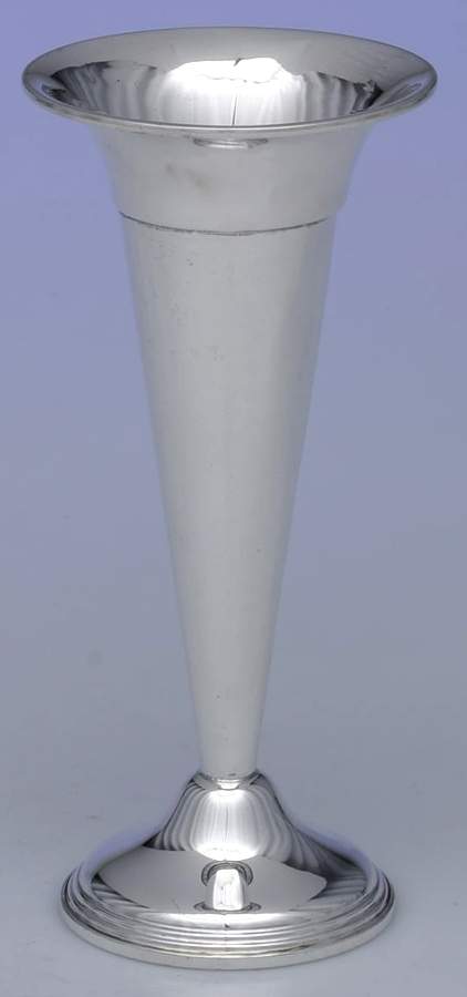 74 (Sterling, Hollowware) 7" Weighted Vase by Reed & Barton-1