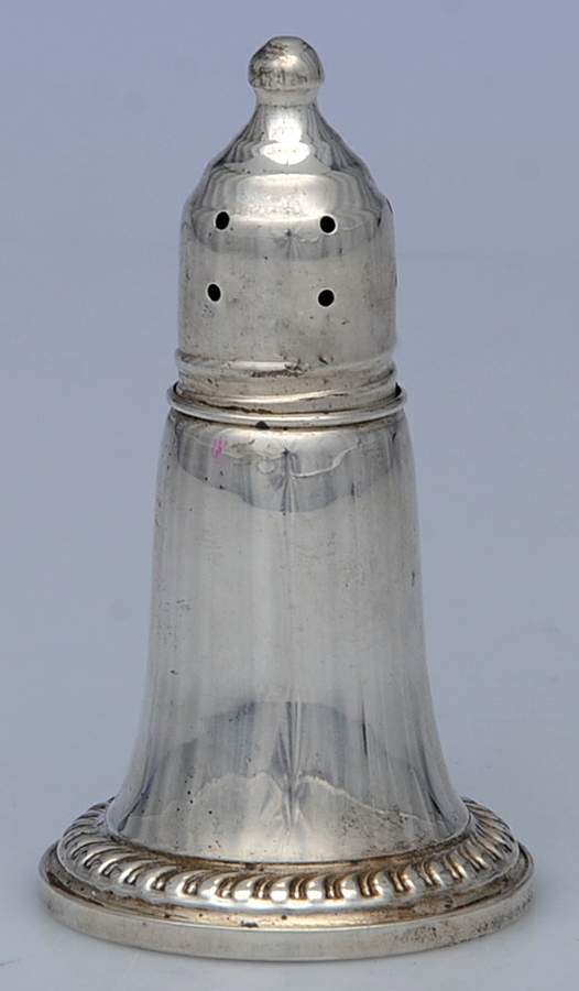 168 (Sterling, Hollowware) Weighted Salt Shaker by Reed & Barton-1