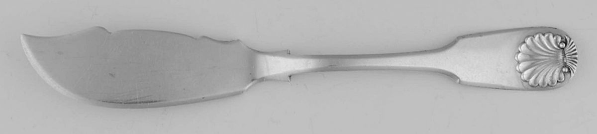 R2W14 (Sterling) Flat Handle Master Butter Knife by Robert & William Wilson-1
