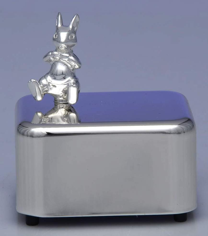 Bunnykins (Silverplate, Hollowware) Music Box by Royal Doulton-1