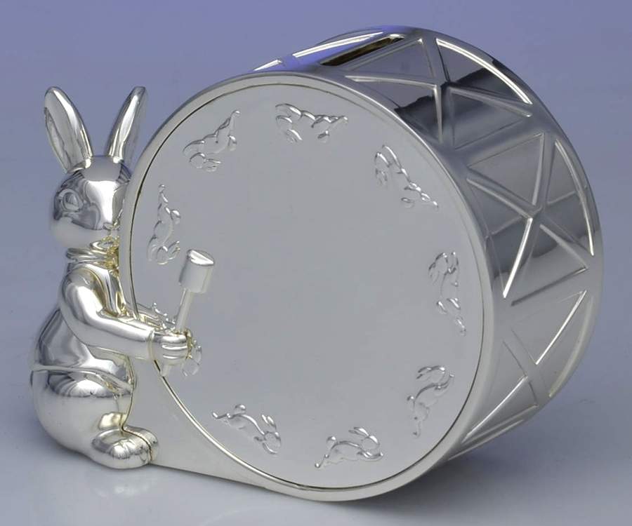 Bunnykins (Silverplate, Hollowware) Money Box by Royal Doulton-1