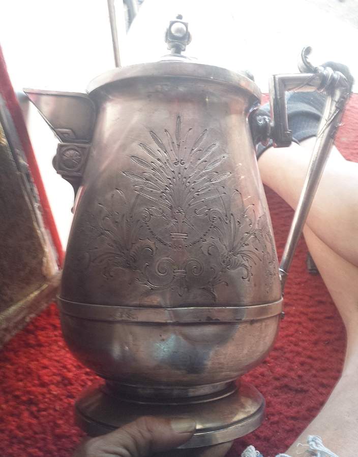 781 (Silverplate, Hollowware) Silverplate Coffee Pot by Reed & Barton-1