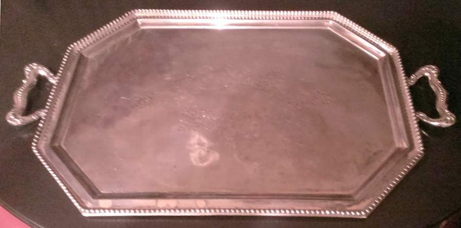 1062 (Silverplate, Hollowwware) 20" Waiter Tray by Reed & Barton-1