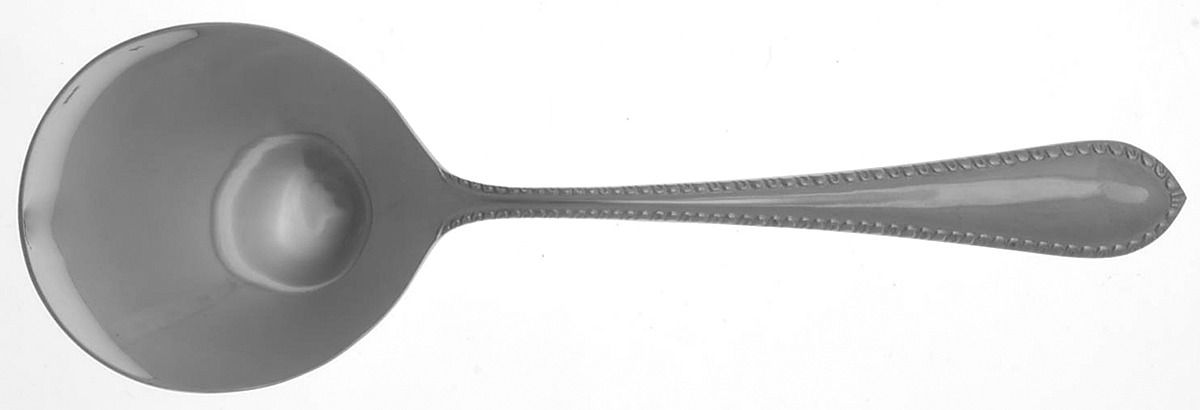 RDS223 (Stainless) Solid Smooth Casserole Spoon by Reed & Barton-1