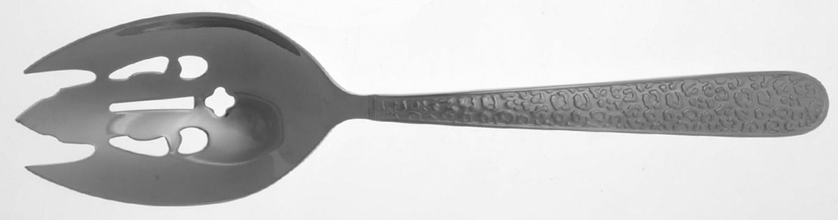 Tunis (Stainless) Pierced Vegetable Serving Spoon by Reed & Barton-1