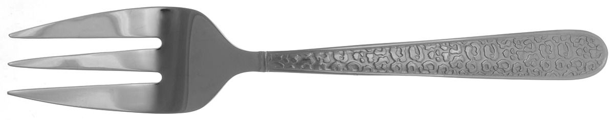 Tunis (Stainless) Medium Solid Cold Meat Serving Fork by Reed & Barton-1