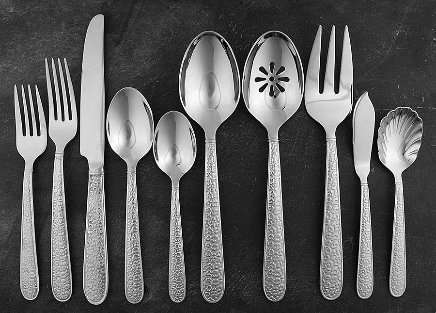 Tunis (Stainless) 45 Piece Starter Set by Reed & Barton-1
