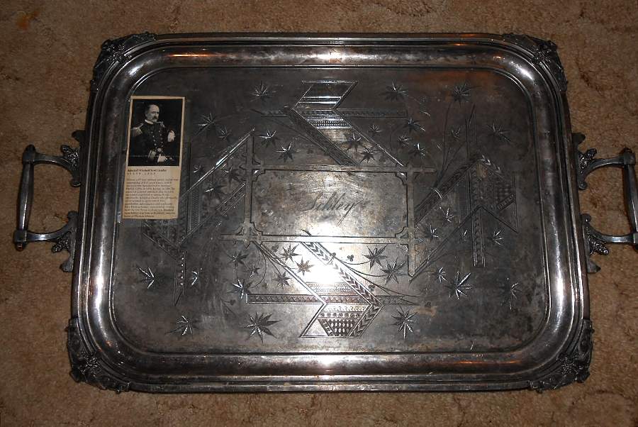 2149 (Silverplate, Hollowware) Large Waiter Tray by Reed & Barton-1