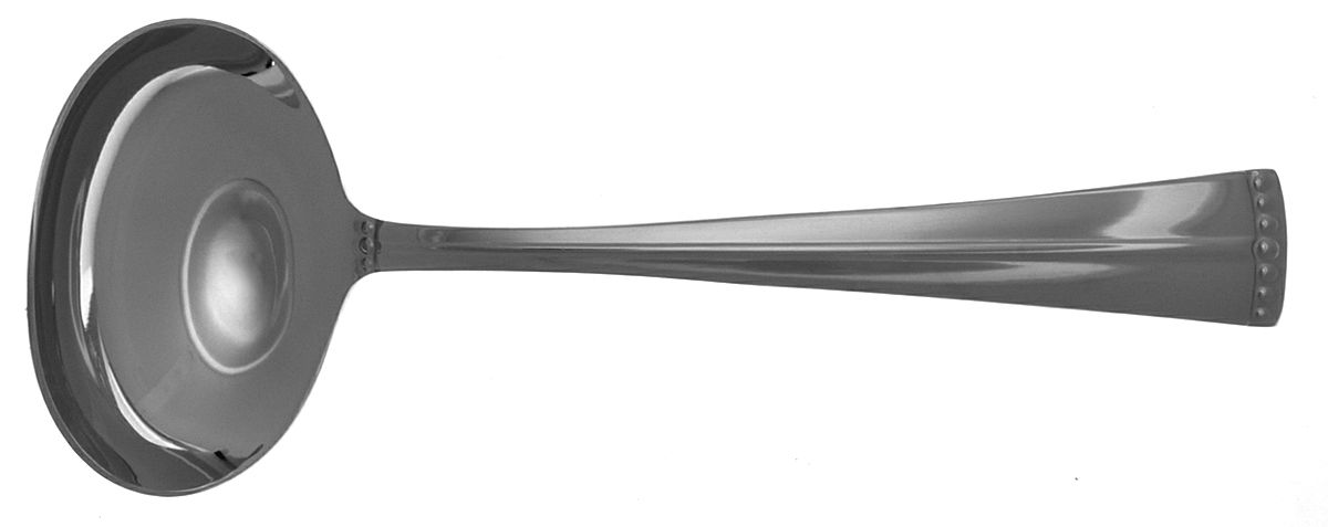Alexa (Stainless) Solid Gravy Ladle by Reed & Barton-1