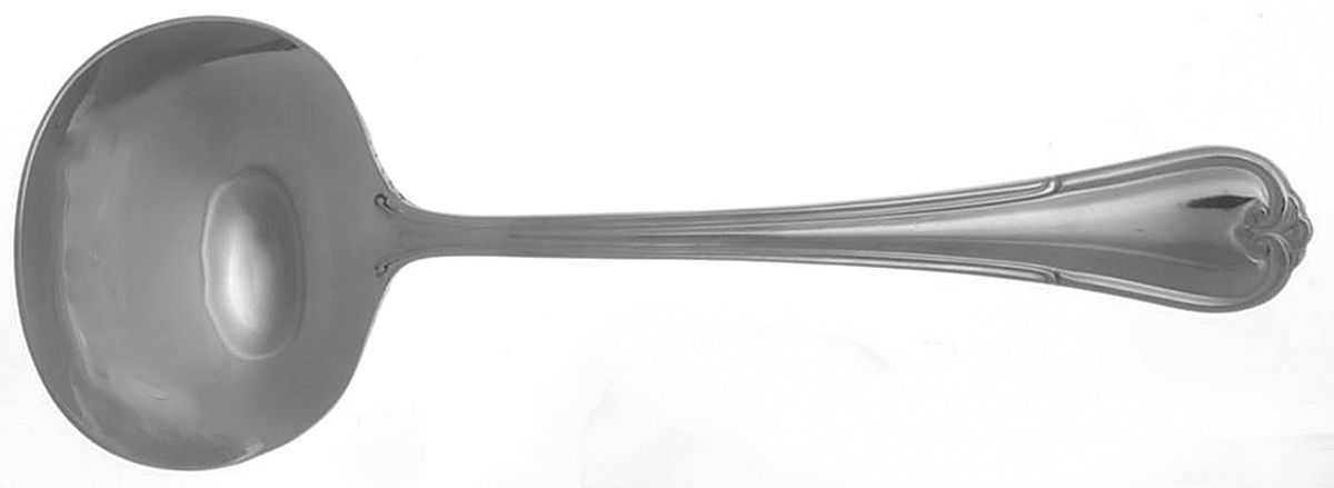 Union Hall (Stainless) Solid Gravy Ladle by Reed & Barton-1