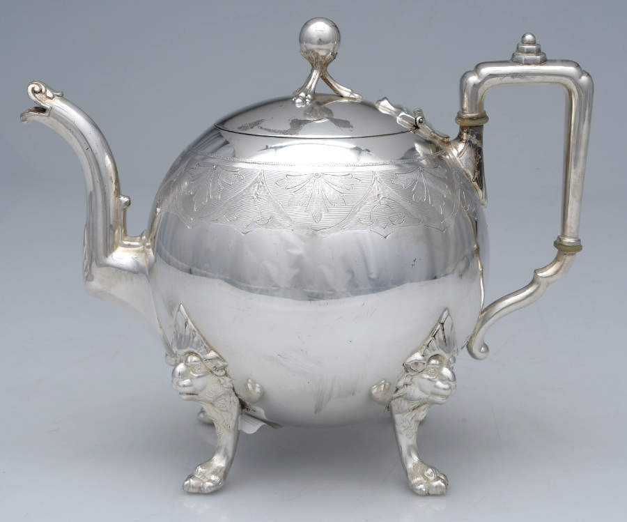 2204 (Silverplate, Hollowware) Teapot by Reed & Barton-1