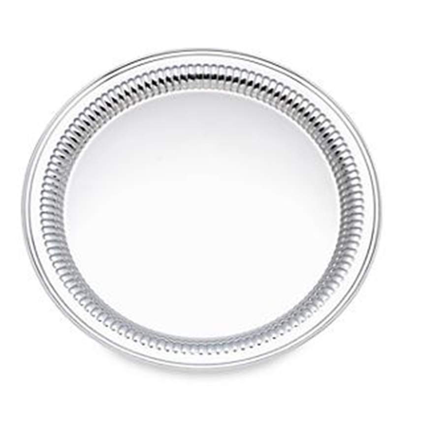 Queen Anne (Silverplate, Hollowware) 12" Round Tray by Reed & Barton-1