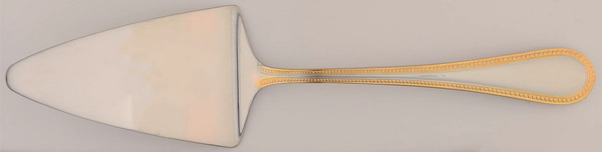Lyndon Gold (Stainless) Cake Server, Solid Piece by Reed & Barton-1