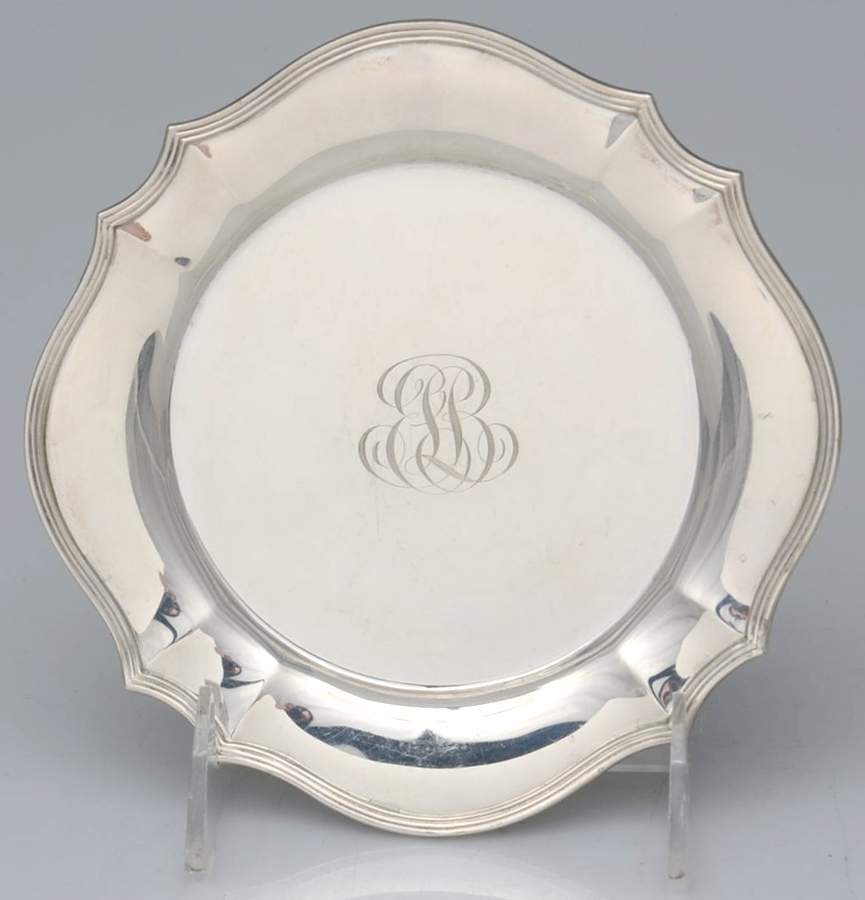 650 (Sterling, Hollowware) Bread Plate by Reed & Barton-1