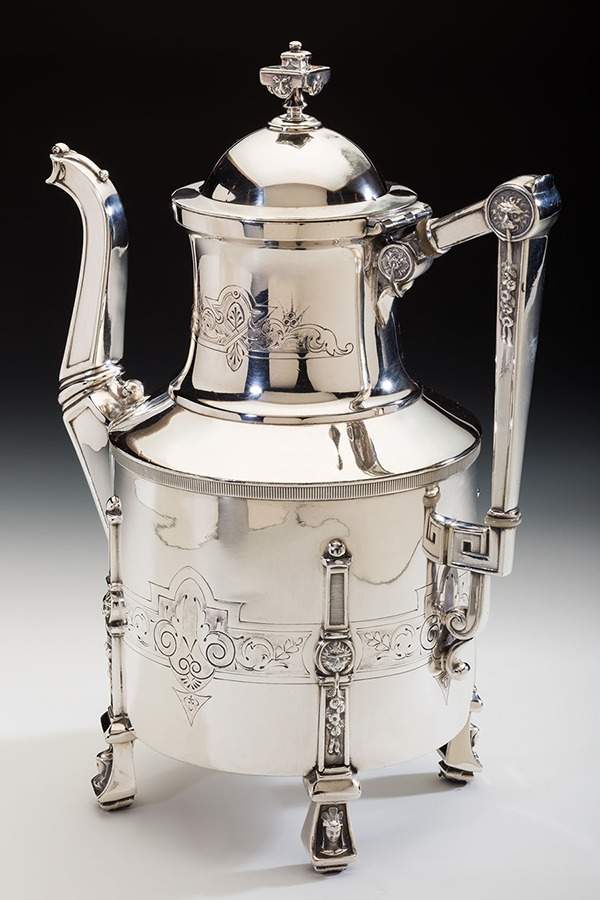 2425 (Silverplate, Hollowware) Silverplate Coffee Pot by Reed & Barton-1