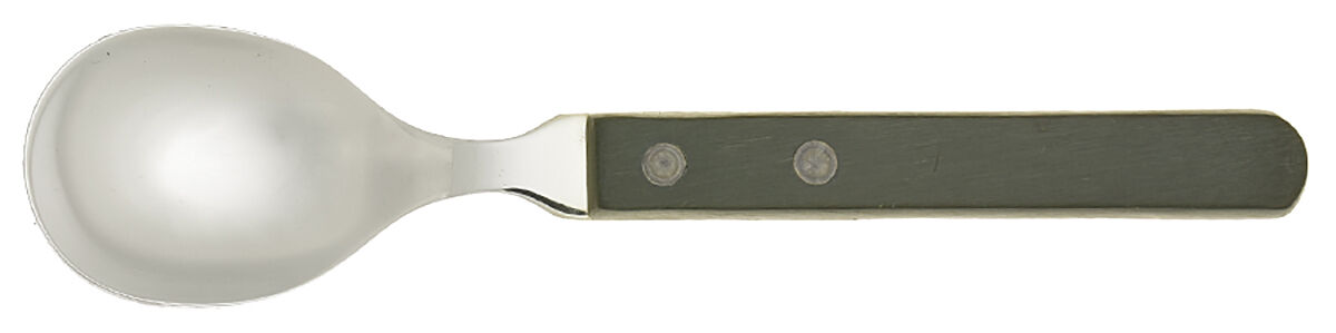 Trattoria Black (Stainless) Teaspoon by Robert Welch-1