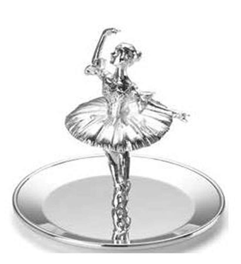 Ballerina (Silverplate, Hollowware) Ring Holder by Reed & Barton-1