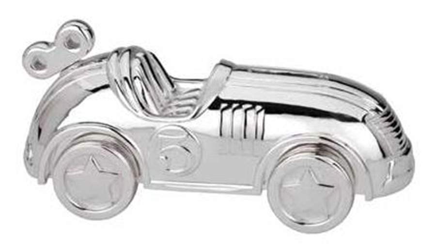 Racecar (Silverplate, Hollowware) Bank by Reed & Barton-1