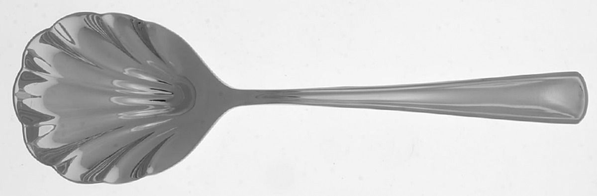 Regent (Stainless) Solid Shell Casserole Spoon by Reed & Barton-1