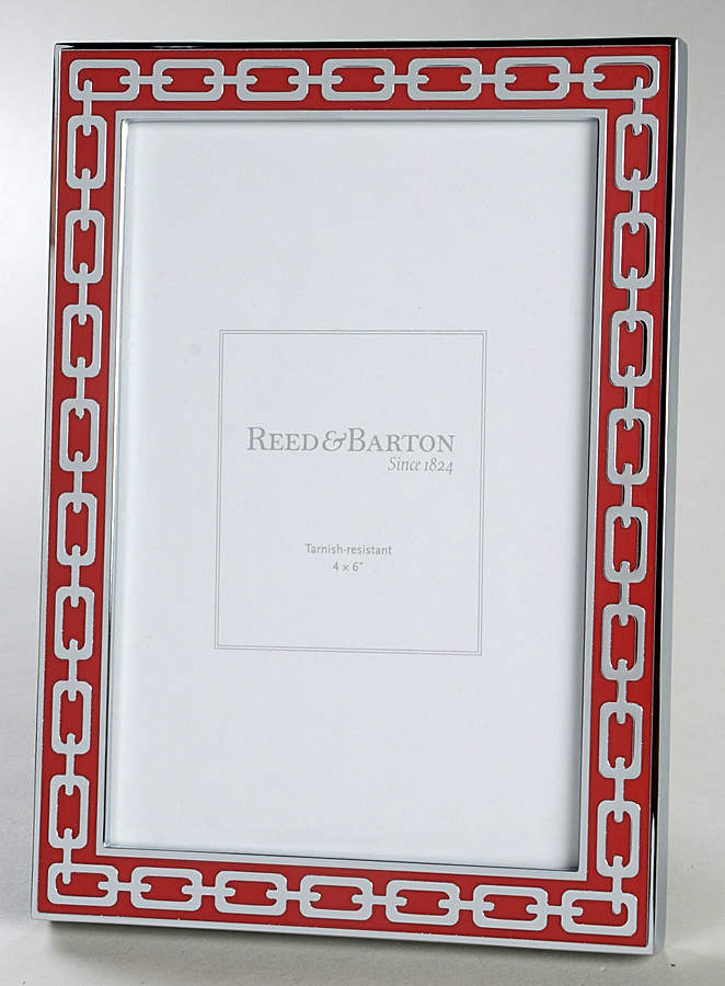 Silver Link (Silverplate, Hollowware) Frame-Holds 4" X 6" by Reed & Barton-1
