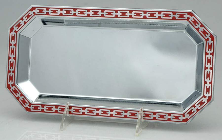 Silver Link (Silverplate, Hollowware) 10" Rectangular Tray by Reed & Barton-1