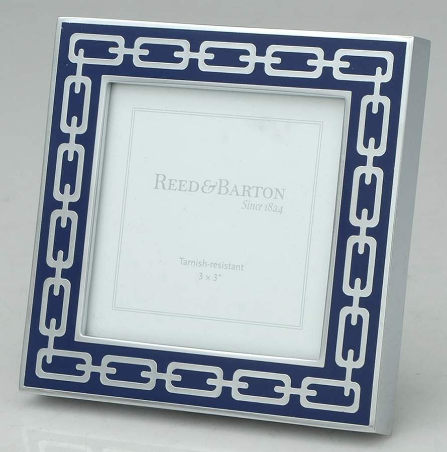Silver Link (Silverplate, Hollowware) 3" X 3" Square Frame by Reed & Barton-1