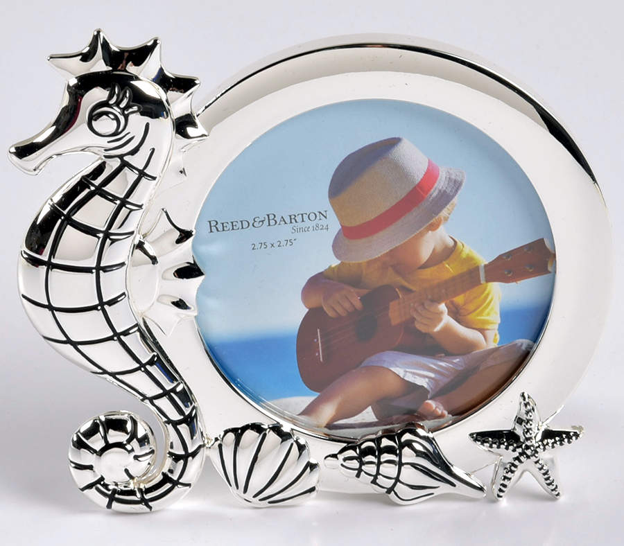Mystic Sea (Silverplate, Hollowware) Frame Holds 2 3/4" X 2 3/4" Picture by Reed & Barton-1
