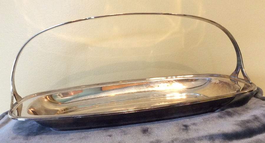 05582 (Silverplate, Hollowware) 12'' Rectangular Basket by Reed & Barton-1