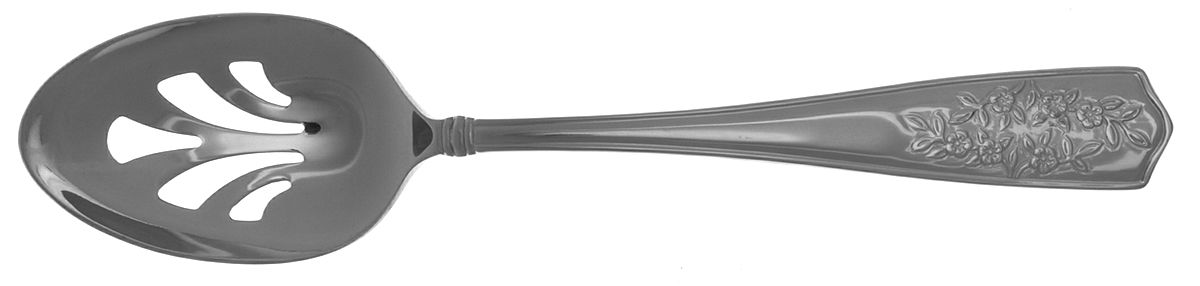 Richland Park (Stainless) Pierced Tablespoon (Serving Spoon) by Reed & Barton-1