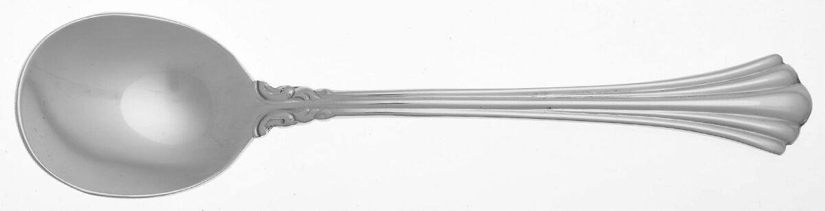 1800 (Silverplate) Round Bowl Soup Spoon (Cream Soup) HC by Reed & Barton-1