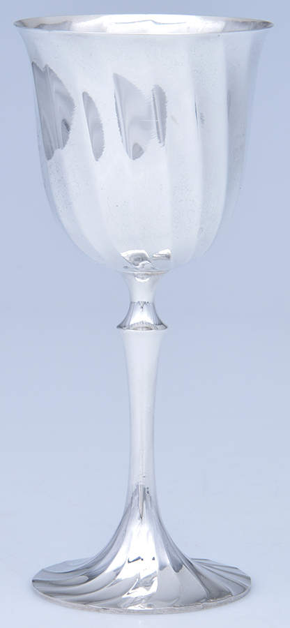 Marengo (Silverplate, Hollowware) Water Goblet by Ricci (Argentieri)-1