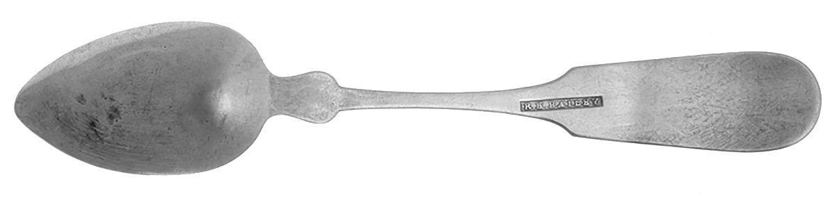 Coin Silver Flatware Teaspoon by Roswell H Bailey-2