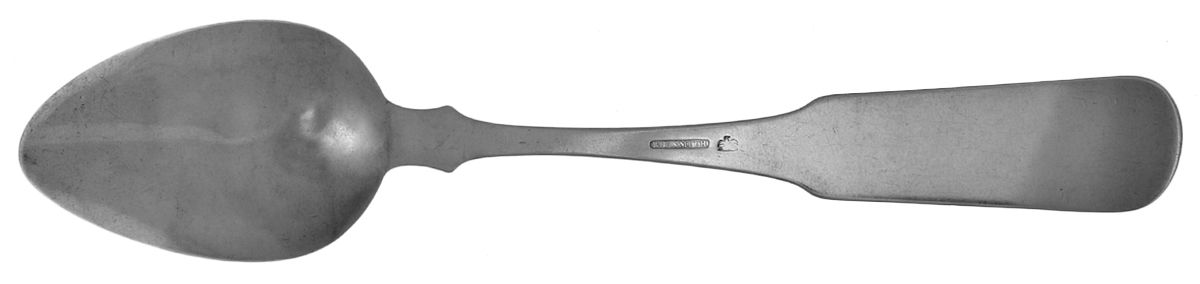 Coin Silver Flatware Tablespoon (Serving Spoon) by Richard Ewing Smith-2
