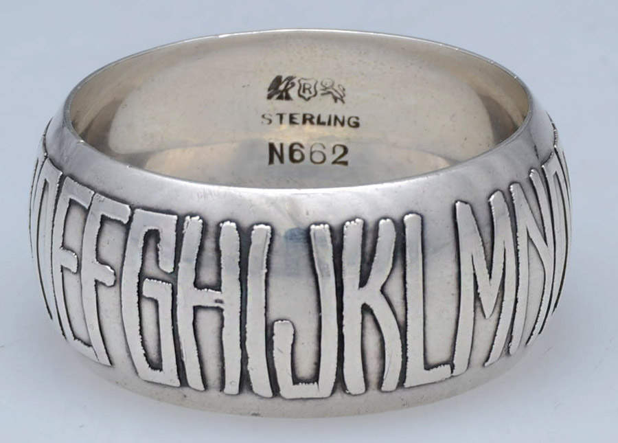 N662 (Sterling, Hollowware) Napkin Ring by Reed & Barton-1