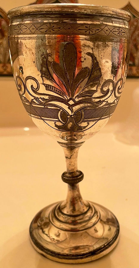 RDS104-PG (Silverplate, Hollowware) Water Goblet by Reed & Barton-1