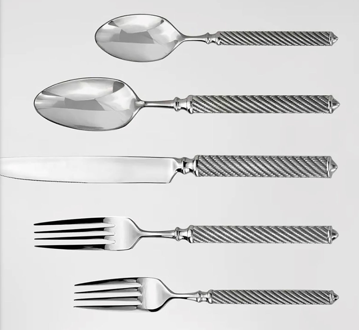 Torsade (Stainless) Fork by Ricci (Argentieri)-1
