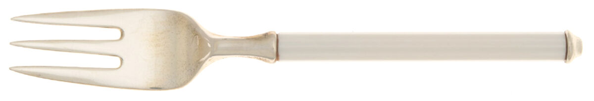 Variation White (Sterling) Individual HollowHandle Salad Fork, Sterling Tines by Rosenthal-1
