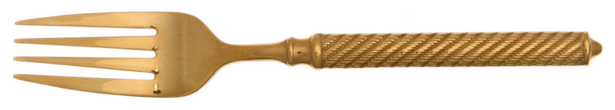 Torsade Gold (Stainless, Gold) Individual Salad Fork by Ricci (Argentieri)-1